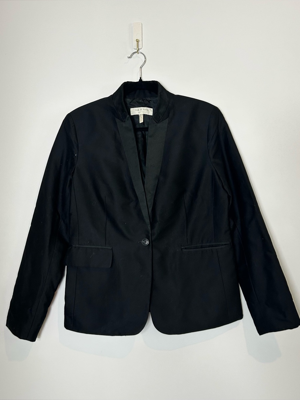 Rag & Bone Black Tailored Blazer Jacket